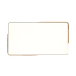 Rectangle Wood Dimmable LED Flush Mount Ceiling Light