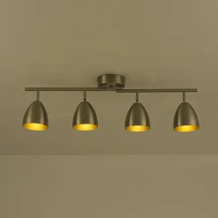 Scandinavian 4-Light Adjustable Spotlight Island Linear Track Light