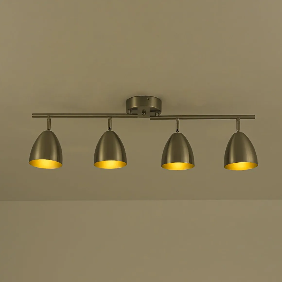 Scandinavian 4-Light Adjustable Spotlight Island Linear Track Light