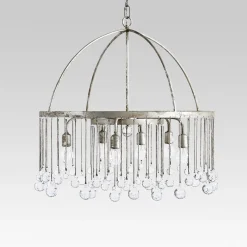 Shabby Chic Crystal Raindrop Chandelier