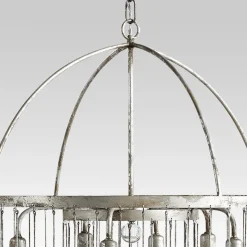 Shabby Chic Crystal Raindrop Chandelier