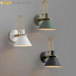 Single Cone Mid-century Wall Light Wall Sconce