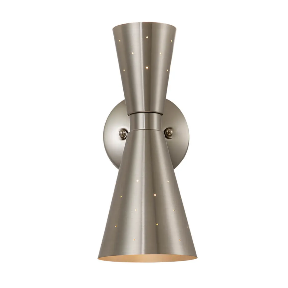 Starry 2-Light Hourglass Wall Sconce