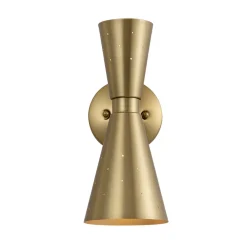 Starry 2-Light Hourglass Wall Sconce
