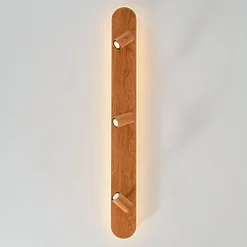 Wood Oval LED Adjustable Spotlight Ceiling Track Light